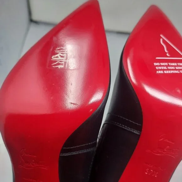 Christian Louboutin Santigag Black Leather Western Boot - Picture 6 of 11